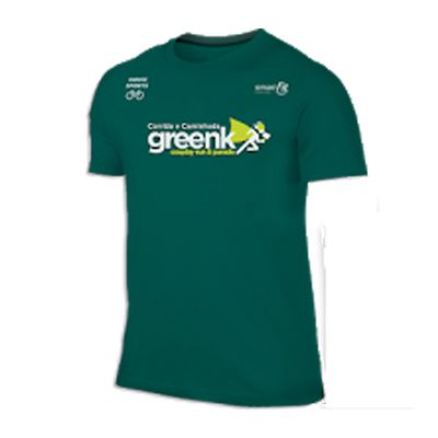 Camiseta Greenk Cosplay Run & Parede Verde