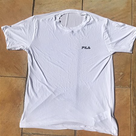 Camiseta FILA Branca em Poliamida
