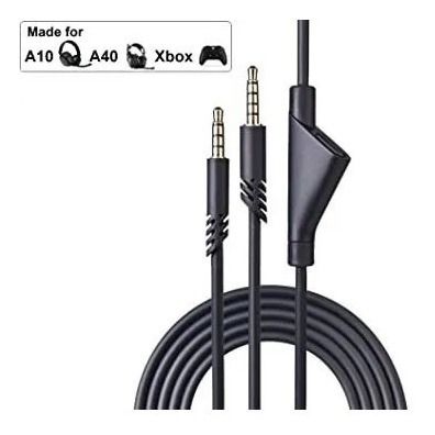 Cabo De Áudio Compatível Logitech Astro A10 A40 G233 G43