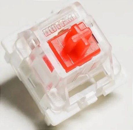 Botão Switch Outemu Red Para Teclado Mecânico 5 Unidades