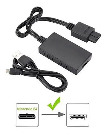 Cabo Conversor Hdmi 1080p Nintendo 64 Super Snes Gamecube