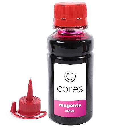 Tinta Magenta Cores Compatível Impressora L395 100ml