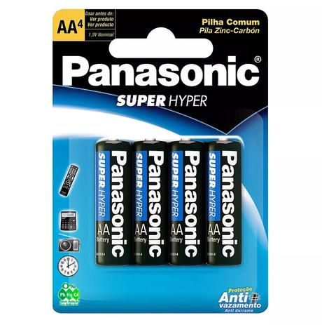 Pilha Panasonic AA Super Hyper 4 un