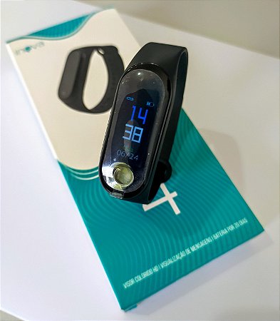 Smartwatch Relógio Inteligente Fitness Contador Cardíaco Passos Oxigênio Not Redes Sociais