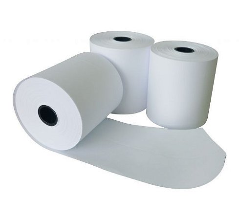 Bobina de Papel - Offset - Branca de Uma Via - 57mm x 20 Mts - Para Impressora Matricial IMS-300 - de uso no Etilômetro BAF-300