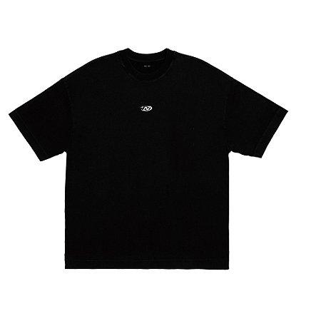 CAMISETA NEW LIFE OVERSIZED EMBROIDERY NEW STAR BLACK