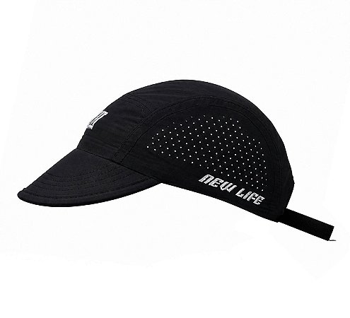 BONÉ 5 PANEL NEW LIFE RUNNER BLACK