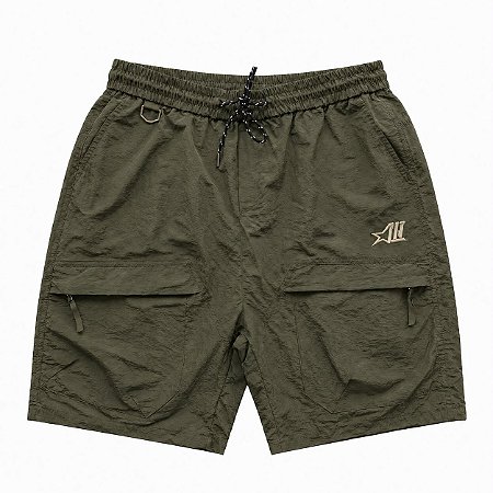 SHORTS CARGO NEW LIFE TECHWEAR MOSS GREEN