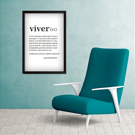 Quadro Decorativo - Viver