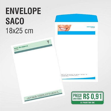 Envelope Saco - 18 x 25 cm