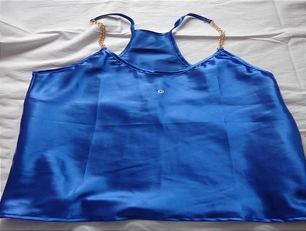 Blusa Social  Azul