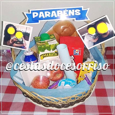 Cesta Personalizada "Parabéns"