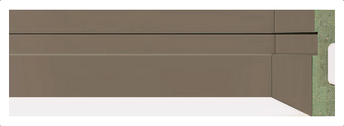 Rodapé Mdf 7 cm / CINZA / 1 Friso / preço por ml