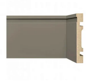Rodapé Mdf 10 cm / CINZA / 1 Friso / preço por ml