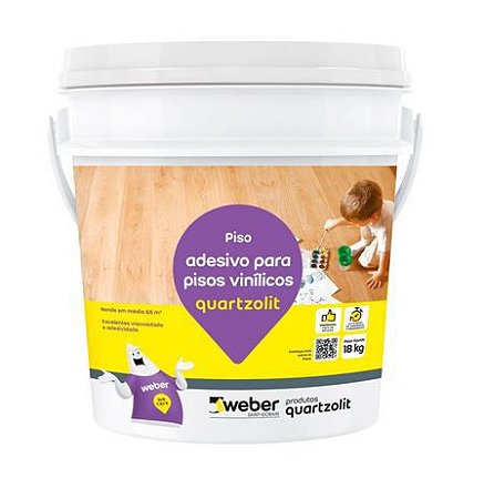 Cola piso Vinilico Quartzolit  18 kg