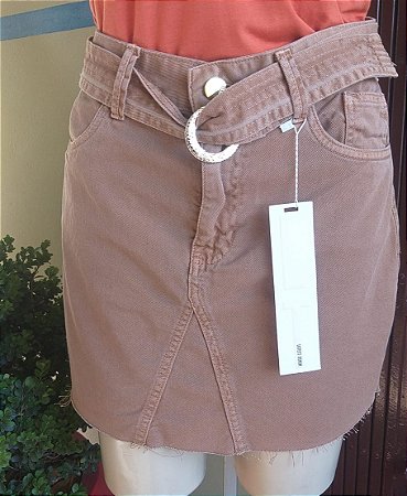 Mini saia Jeans