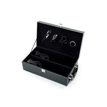 KIT MALETA DE VINHO 4PÇS - KV027