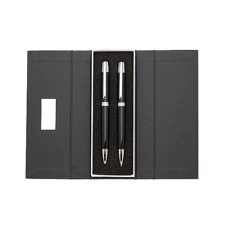 KIT CANETA E LAPISEIRA METAL - KEX043
