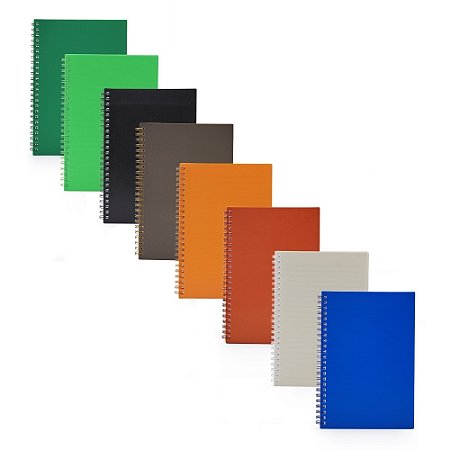CADERNO A5 PLÁSTICO PAUTADO 21,2 x 15CM - CAD003