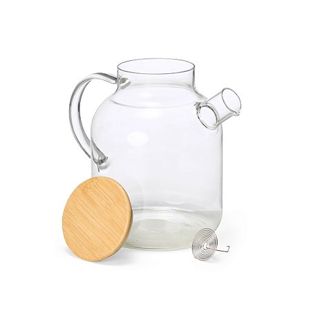 CHALEIRA EM VIDRO BOROSSILICATO 1,8L - UTN023