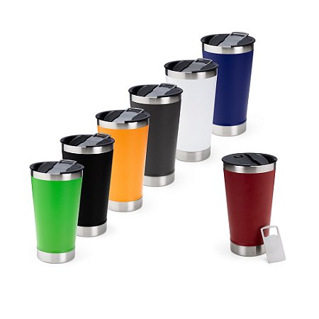 COPO INOX 500ML COM ABRIDOR - COP059