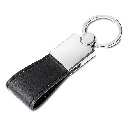CHAVEIRO METAL E COURO SINTÉTICO PERSONALIZADO - CH069