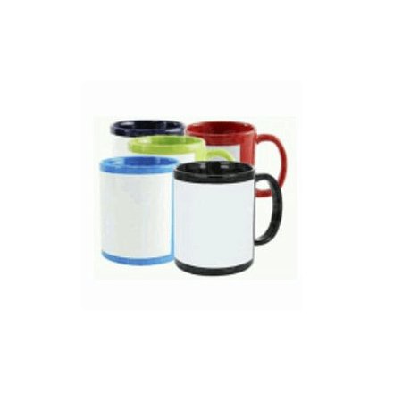 CANECA COLORIDA COM TARJA 325 ML - CAN026