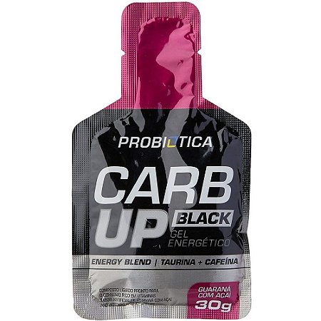 Gel energético Carb up Black Probiótica 30 g