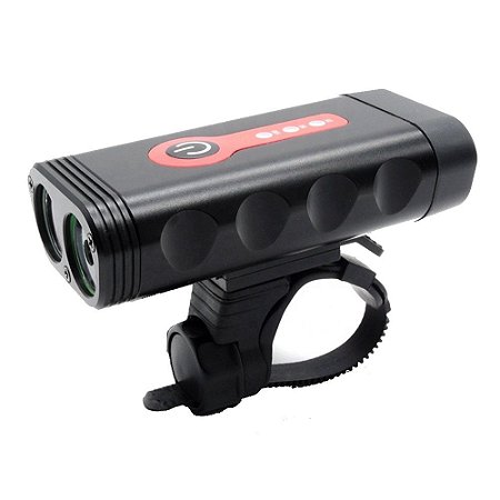 Farol para bike High One 900 lumens recarregável USB