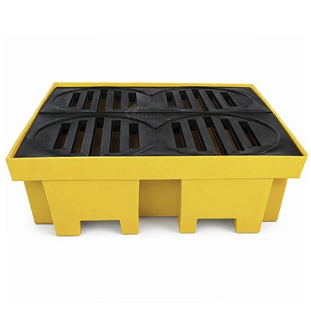 Pallet de Contenção para 4 tambores 420 Litros