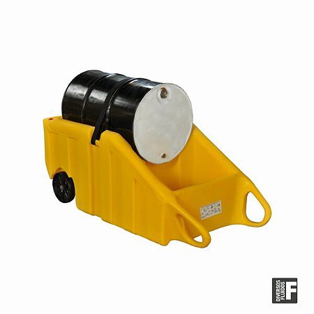 Unidade Móvel para Transporte com Contenção - Capacidade para 1 Tambor de 200L