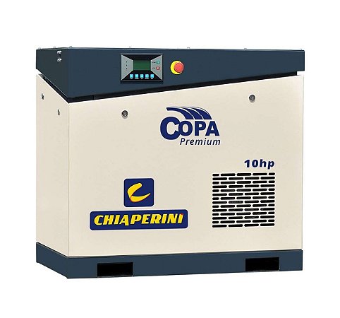 Compressor parafuso 10 HP - Chiaperini Copa Premium 10