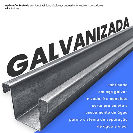 Canaleta de Contenção para Posto de Gasolina - Aço | Seu Posto ...