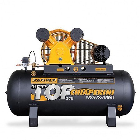 Compressor De Ar ToP 20 pés 200 litros - monofasico