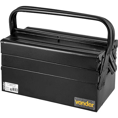 Caixa de Ferramentas Metálica 5 Gavetas 40 cm Vonder