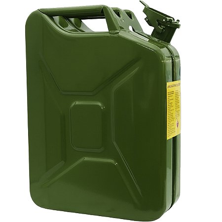 Galão Militar 20 Litros p/ Diesel Gasolina Etanol Querosene