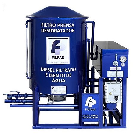 Filtro Prensa Desidratador  FP30000W - Para Óleo Diesel