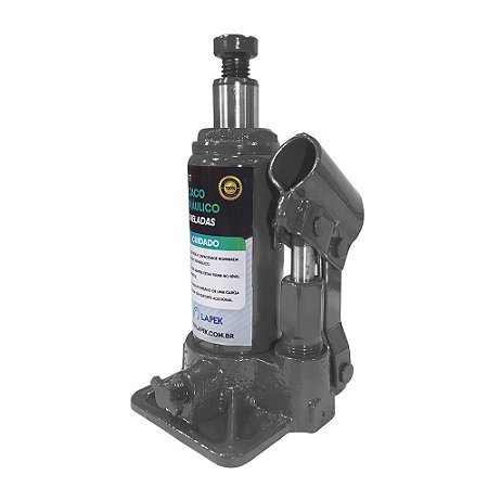 Macaco Hidráulico 2 Toneladas Tipo Garrafa em Aço - LPK-2TP