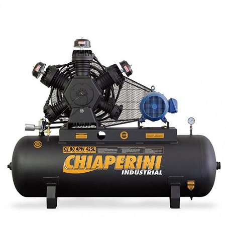 Compressor de ar alta pressão 80 pés 425 litros trifásico - CJ 80 APW 425L