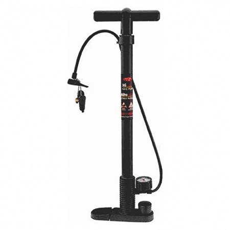 Bomba para Encher Pneus à Pedal com Bico Simples