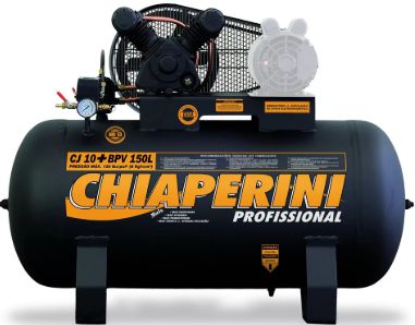 Compressor De Ar Baixa Pressão 10 Pés 150 Litros sem Motor Profissional - CHIAPERINI