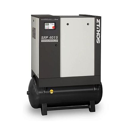 Compressor de Ar de Parafuso com Reservatório de 230 Litros 380V 11 Bar - LEAN SRP 4015 - SCHULZ