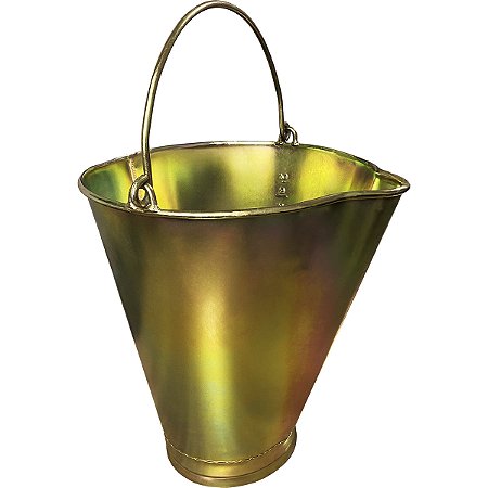 Balde Graduado Zincado 10 Litros - Lubefer