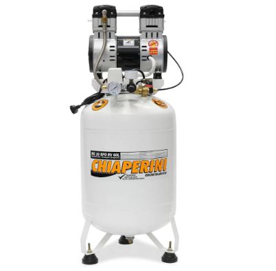 Motocompressor Odontológico 2HP 10 Pés 60 Litros Isento de Óleo 220V - CHIAPERINI