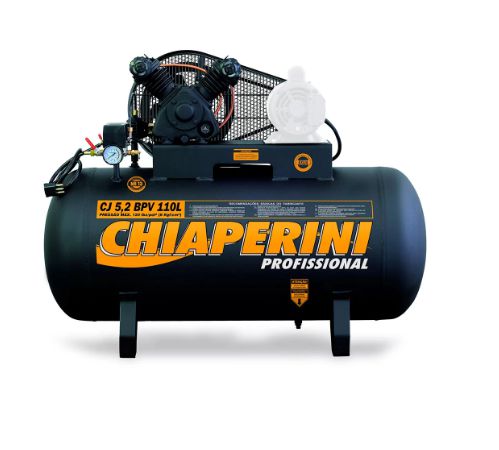 Compressor de Ar de Baixa Pressão CJ5.2 BPV 5,2 Pés 120Psi 110 Litros sem Motor - CHIAPERINI