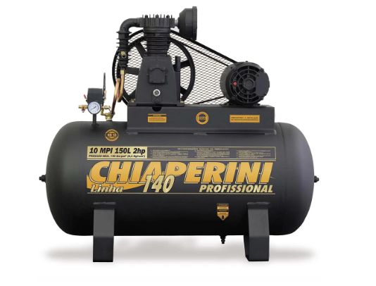 Compressor 140psi 10MPI/150 Litros Trifásico 2 HP - CHIAPERINI