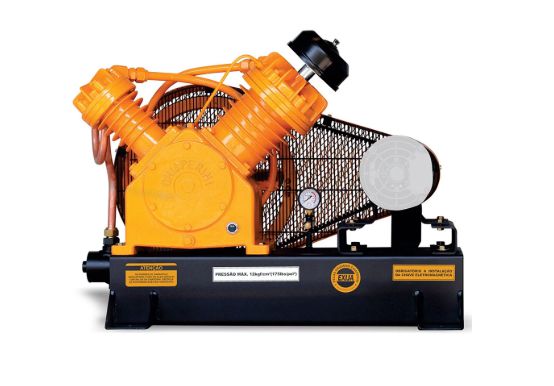 Compressor de Ar Alta Pressão Profissional Sobre Base CJ25 APV 25 Pés 175PSI sem Motor - CHIAPERINI