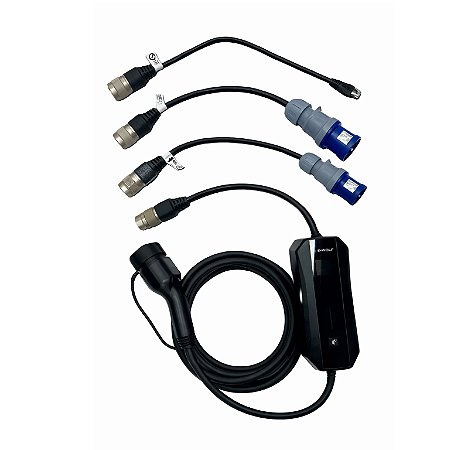 Carregador Portátil Carro Elétrico Tipo 2 32A 220V 7kW