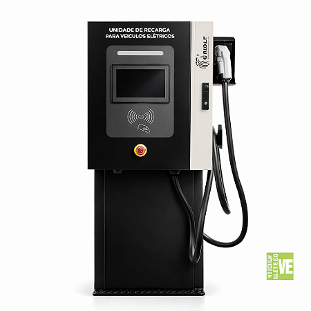 Estação de Recarga Rápida CCS2 30kW para Veículos Elétricos