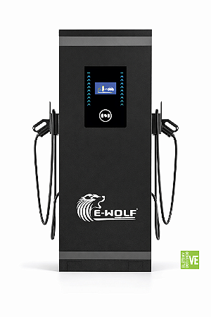 Estação de Recarga Rápida 60kW DC CCS2 Dupla TC1048-STD